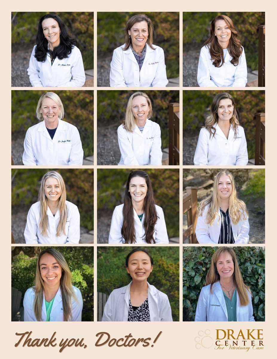 👩‍⚕️🐾 In honor of #DrakeTeamWeek, we want to send a heartfelt and deeply appreciative shout-out to our extraordinary Doctors here at #TheDrakeCenter. 💖 

Every day, our team of compassionate and dedicated #Veterinarians goes above and beyond to provide not only the highe ...