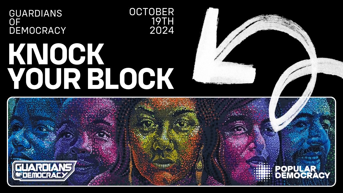makeroadactNV's tweet photo. Democracy starts with us! ✊🏾💪🏽 This week, the #GuardiansOfDemocracy will #KnockTheBlock, helping our neighbors find polling places, check registration, and learn about the candidates in their district. 🗳️ Let’s make sure every voice is heard because  #YourVoteMatters! https://t.co/34qSoa8Pvw