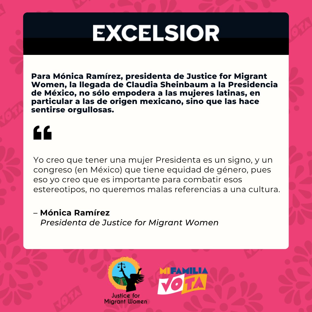 <a href="/Excelsior/">Excélsior</a> <a href="/Hesanche/">Hector Sanchez Barba</a> <a href="/MonicaRamirezOH/">Monica Ramirez</a> <a href="/mujerxsrising/">Justice for Migrant Women</a> <a href="/MonicaRamirezOH/">Monica Ramirez</a>