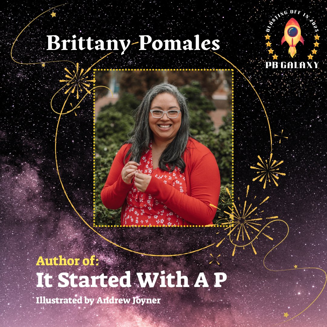 PB Galaxy (@pbgalaxy25) on Twitter photo Introducing PB Galaxy crew member Brittany Pomales! <a href="/BrittanyPomales/">Brittany Pomales</a> β¨ππ
Her upcoming picture book IT STARED WITH AP releases April 8th, 2025 from <a href="/prhbooks/">penguinrandomhouse</a> (<a href="/penguinkids/">Penguin Kids</a>) with illustrations by Andrew Joyner. Introducing PB Galaxy crew member Brittany Pomales! <a href="/BrittanyPomales/">Brittany Pomales</a> β¨ππ
Her upcoming picture book IT STARED WITH AP releases April 8th, 2025 from <a href="/prhbooks/">penguinrandomhouse</a> (<a href="/penguinkids/">Penguin Kids</a>) with illustrations by Andrew Joyner.