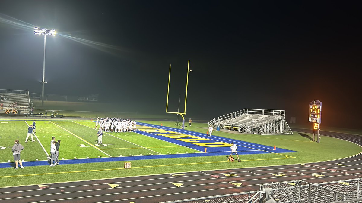 Birds up 10-7 at Half over Springfield. 

Go Birds!