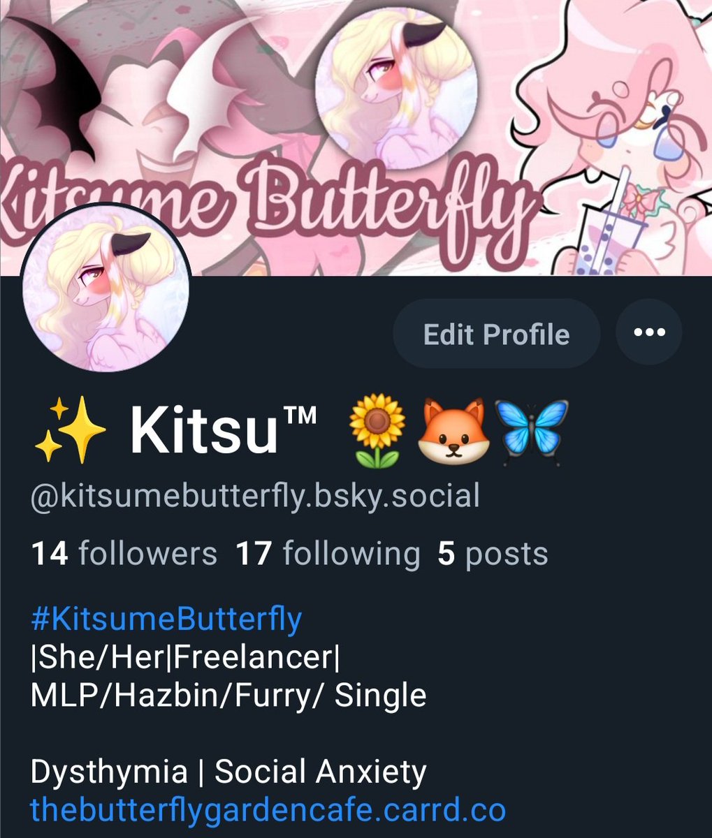 Remember if you guys wanna follow me on BlueSky aswell 🥰