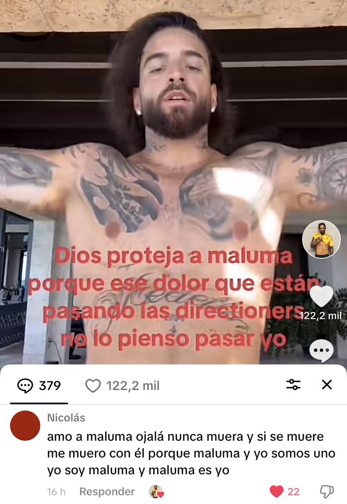 Yo, te amo Juan Luis, nunca me faltes <a href="/maluma/">MALUMA</a>