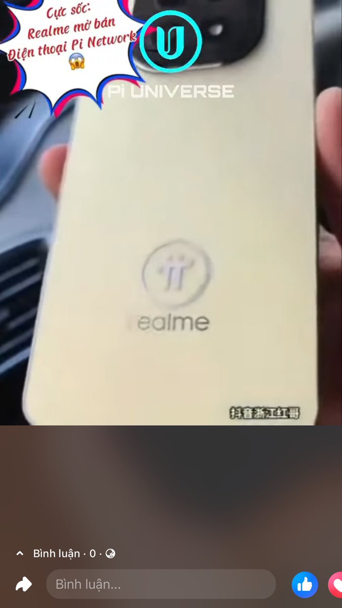 CherryCongTu's tweet photo. Trong lúc chờ Elon Musk tung siêu SmartPhone Tesla Pi, thì anh em xài tạm Realme Pi Phone vậy. PiNetWork đỉnh cở này ai chịu nổi... 😁
#PiNetWork
#JackKing
#realme #pipayment
#tesla https://t.co/szzRPQvs0P