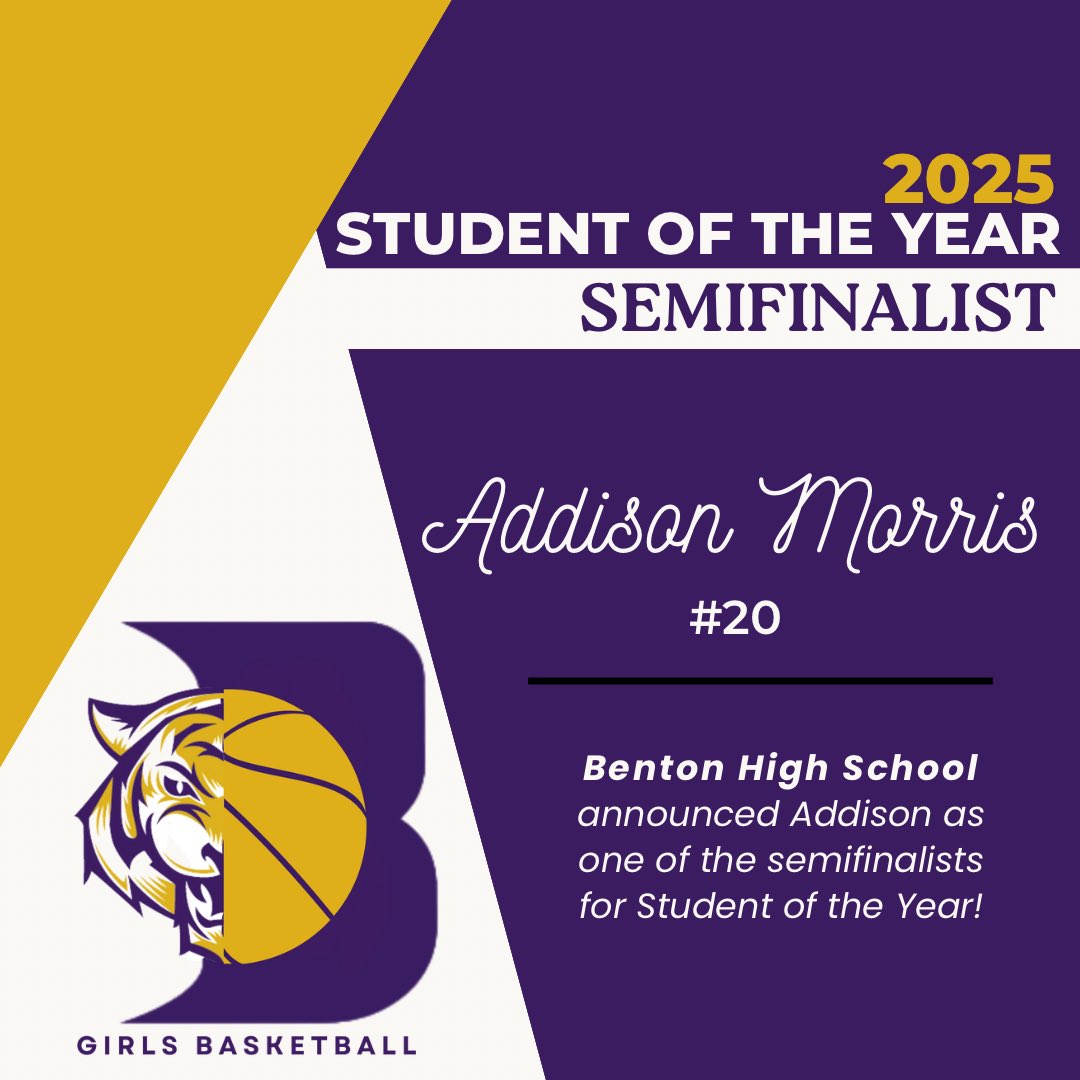 Good luck to our own, <a href="/Addi_R_Morris/">Addison Morris</a>!
