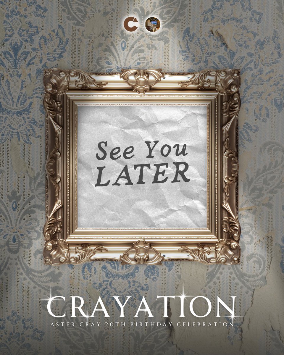 CrayonsOfc's tweet photo. See you later Crayons and Twinkles ποΈβ¨
CRAYATION: Aster Cray 20th Birthday Celebration π¨
ποΈ Oct 19, 2024 | 5 - 9PM
π Our Humble Beginnings Cafe, Kamias Rd. Q.C.
#CRAYATION #ASTER_CRAY #CRAY20TH https://t.co/0BI63n5CId