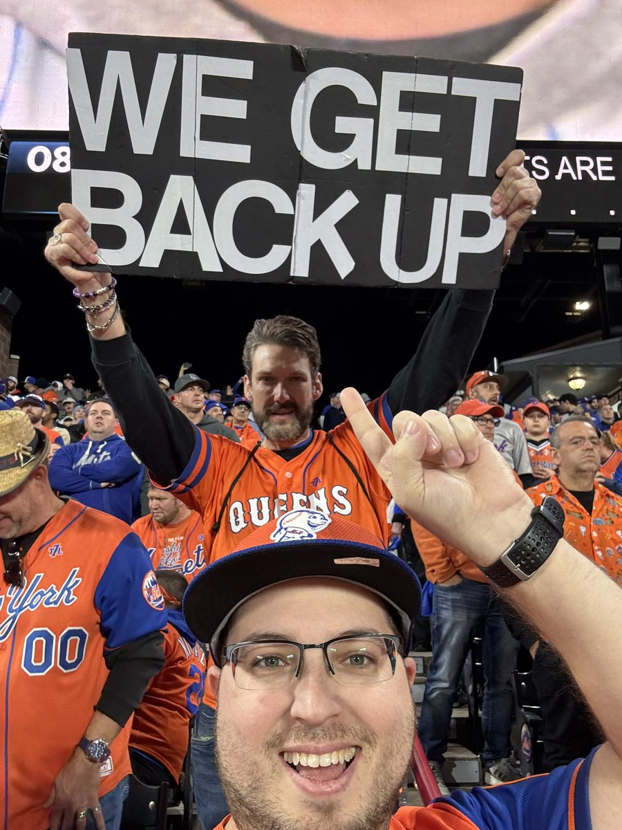 thecmoney21's tweet photo. MOOKIE WILSON SAID NOT TODAY! Happy to have a #VictoryPhoto in what Hopefully will not be last @Mets game in @CitiField in 2024. But if so it was at least a good one + more like #Mets we have come to 🧡💙. #LFGM #LGM #YaGottaBelieve #InCohenWeTrust #MetsTwitter #MetsNation https://t.co/6aG9Tm29vQ