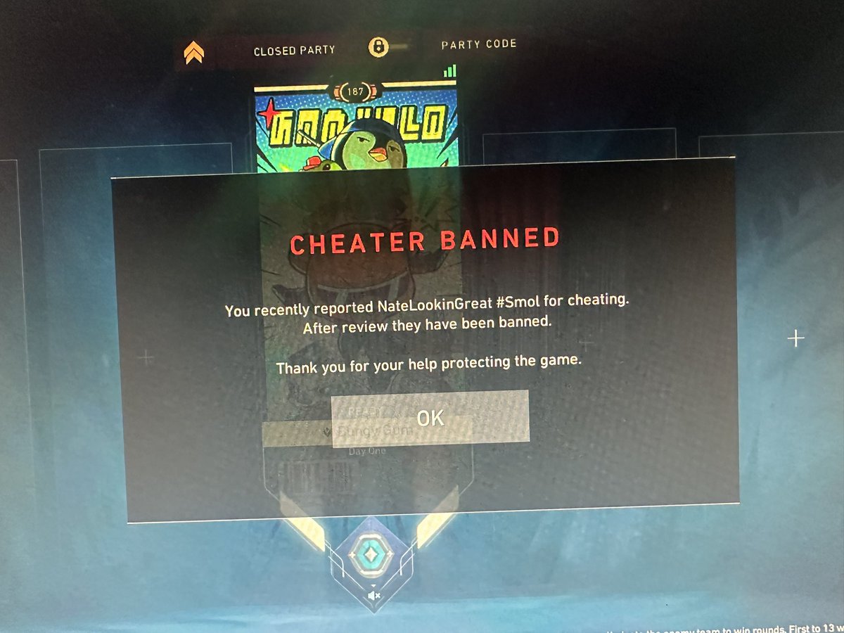 Mighty (@thymight) on Twitter photo If you don’t report on a whim <a href="/riotgames/">Riot Games</a> will actually review your reports. I’ve gotten several cheaters banned. If you don’t report on a whim <a href="/riotgames/">Riot Games</a> will actually review your reports. I’ve gotten several cheaters banned.