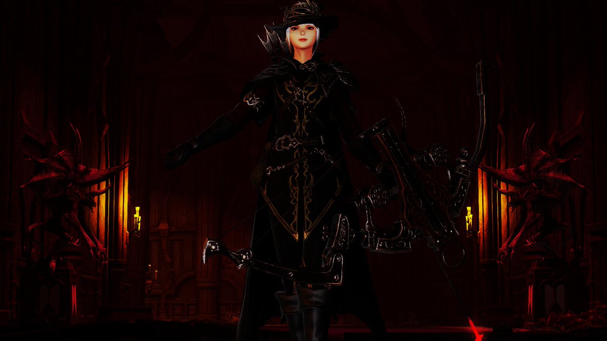 All Saints Wake is upon us which means it's time for those SPOOKY Glamours to go with it! Will you be wearing anything spooky for the event ? 👻
I'm sure we'll be seeing some SPOOK members around embracing the Darkness! 🎃

Laurae Xhea - Vampire Hunter! 🦇
#ffxiv