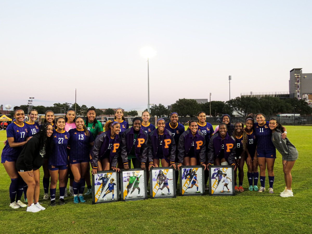 PVAMUSOCC: Celebrating our seniors tonight! 💛⚽️ Join us as we honor the heart and hustle of our Panther seniors in their final home game. Let’s show them some love and make this a night to remember!