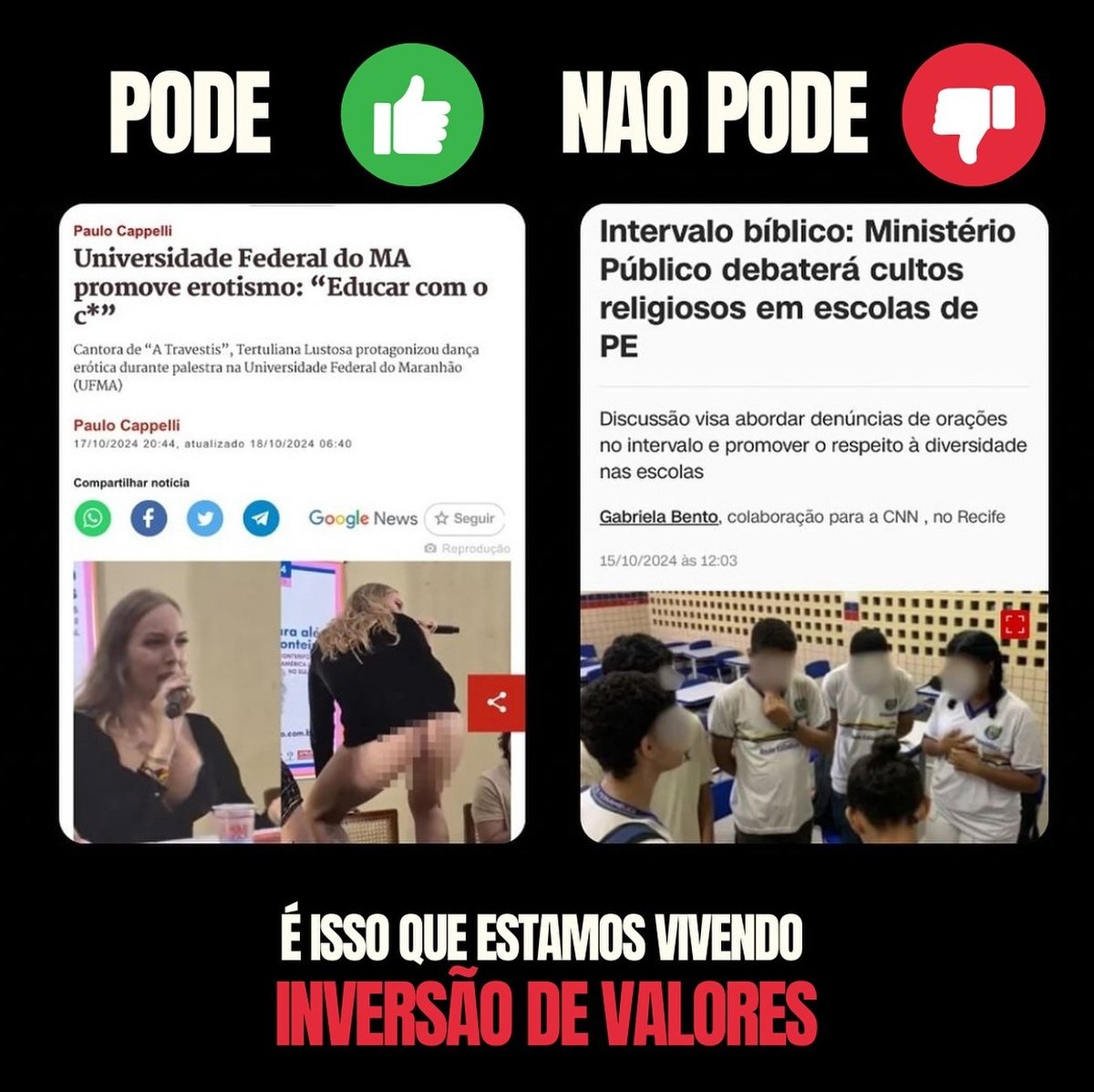 Onde vamos parar? Sabe me dizer?