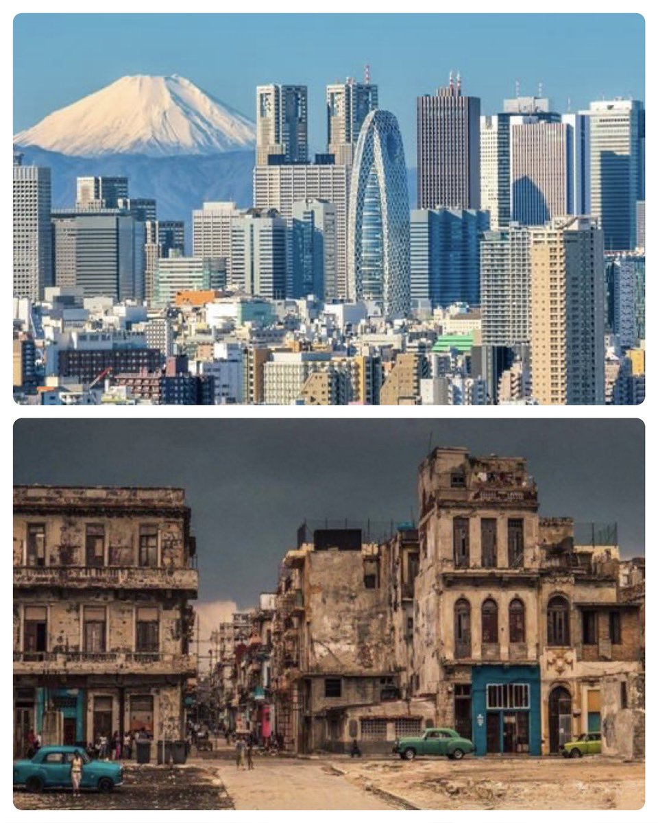 AmerangelLorenz's tweet image. 🇯🇵 Japón después de 2 bombas atómicas 

=======

🇨🇺 Cuba después de 65 años de socialismo