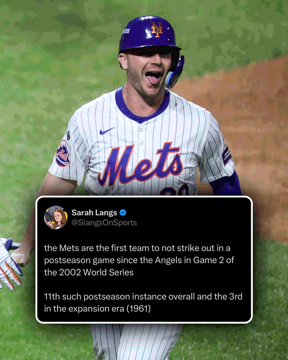MLB's tweet image. The New Yor  Mets