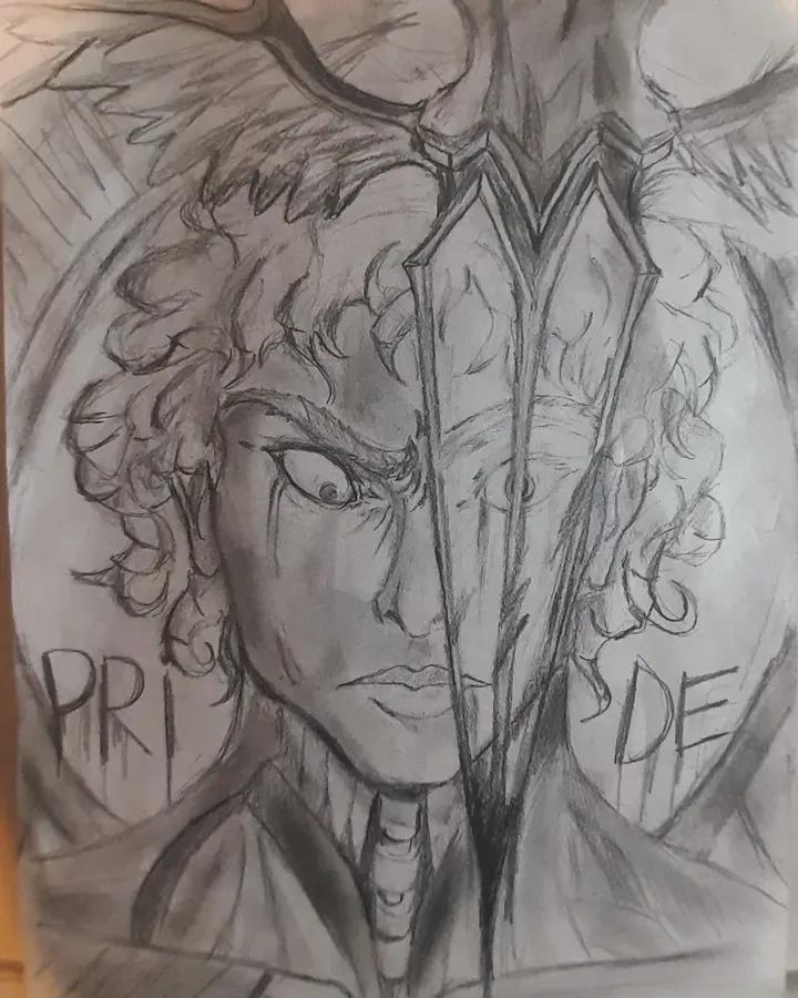 Rique_Abdul's tweet photo. Day 17 and 18 of inktober!! The theme of the first was monster and I did the devilman, on the second it was Dagger and I decided to portray the fallen angel 

#inktober2024 #Inktober #DevilmanCrybaby #devilman #lucifer #fallenangel #devil #monster #dagger #halloween #art #drawing https://t.co/nFV5mvmpMY