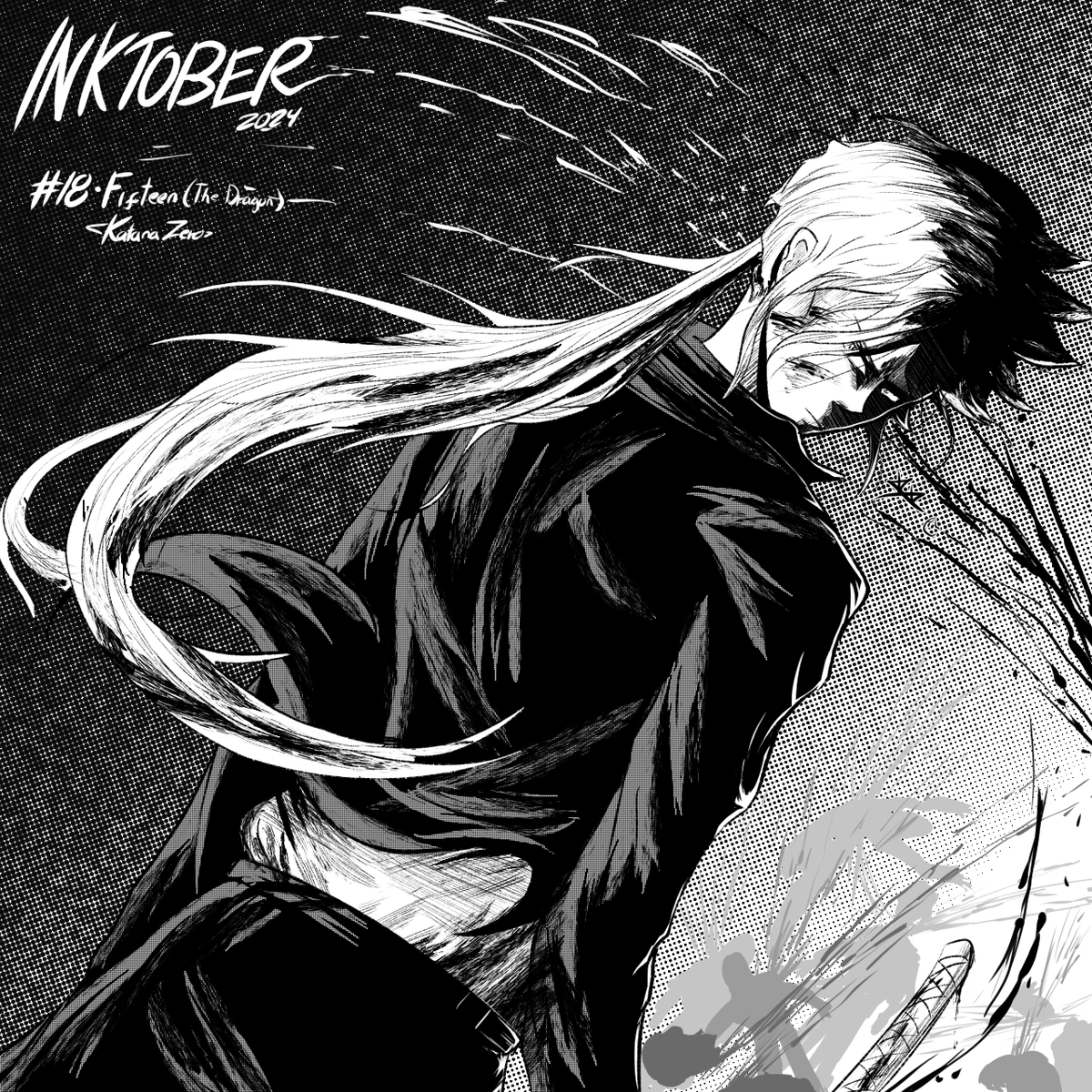 xxitra's tweet photo. #inktober2024
Día 18 • Fifteen (#KatanaZero)
Me encanta la jugabilidad de Quince. Es una lástima que solo se pueda jugar con él en un capítulo corto, ¡pero espero que "El Dragón" retorne para el DLC de forma jugable!🐉
#fanart #art #askiisoft #indie https://t.co/kAsxnjEIdu
