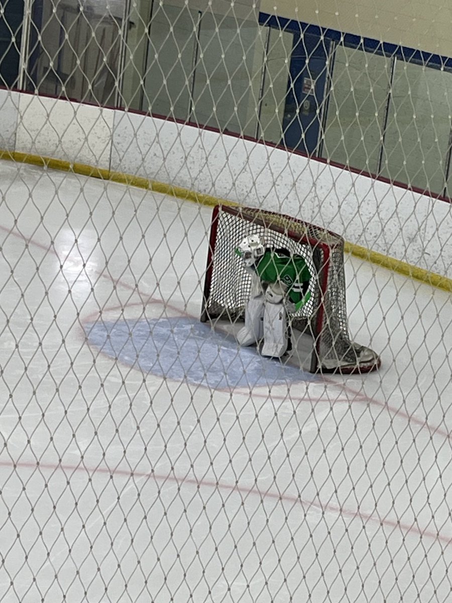 kevbrog's tweet image. So proud of this kid. Freshman starting on varsity. 🏒🥅 #GirlDad #LetsGoFlyers