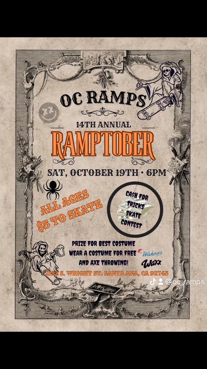 OcRamps's tweet image. Tomorrow cash for tricks‼️💰 #skatelife