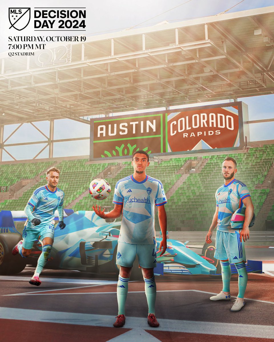 ColoradoRapids's tweet image. The final sprint of the regular season 🏎️ 
 
#ATXvCOL | #DecisionDay