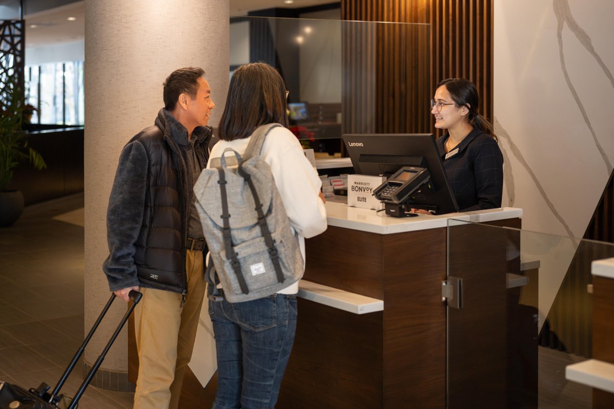 Welcome to your home away from home! The smiles start at check-in at Sheraton Vancouver Guildford Hotel. Your perfect Surrey getaway awaits. 🌟 

#SheratonGuildford #WelcomeToSurrey #SVGHospitality #ExploreSurreyBC