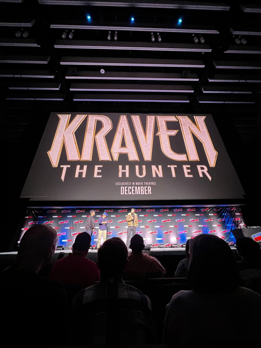 Makkedah Ramsey (@makkedahramsey) on Twitter photo Tonight at the <a href="/SonyPictures/">Sony Pictures</a> panel for #NYCC , we were treated to an incredible experience. We saw the opening scene for #KravenTheHunter, trailer and poster reveal for #KarateKidLegends and wrapped up with clips from #Venom3. Can’t wait for everyone to see these films! Tonight at the <a href="/SonyPictures/">Sony Pictures</a> panel for #NYCC , we were treated to an incredible experience. We saw the opening scene for #KravenTheHunter, trailer and poster reveal for #KarateKidLegends and wrapped up with clips from #Venom3. Can’t wait for everyone to see these films!