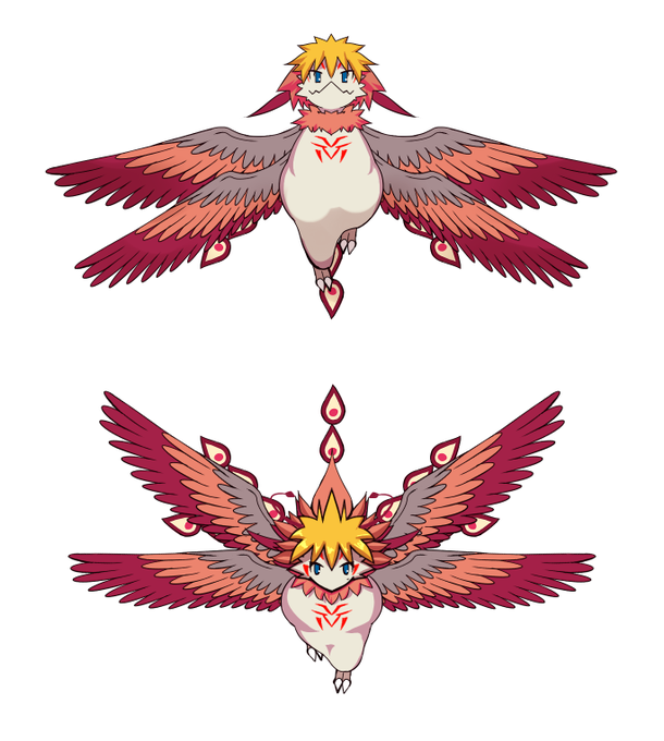 クゥリ様の演出用歩行グラ🐦作中一瞬しか表示されないんですけど、結構可愛く描けてお気に入りです 