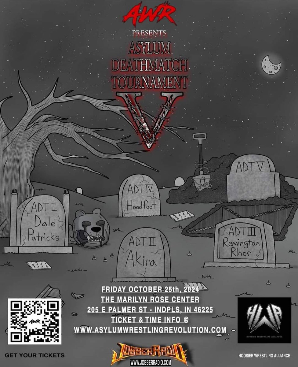 Finished filming a new deathmatch tournament prediction video today! Halfway done editing it, will finish and release it THIS WEEKEND!

Spoiler… buy your tickets now for the <a href="/AWRLIFE/">AWR - Asylum Wrestling Revolution</a> Asylum Deathmatch Tournament 5 you won’t be disappointed!

#ADTV