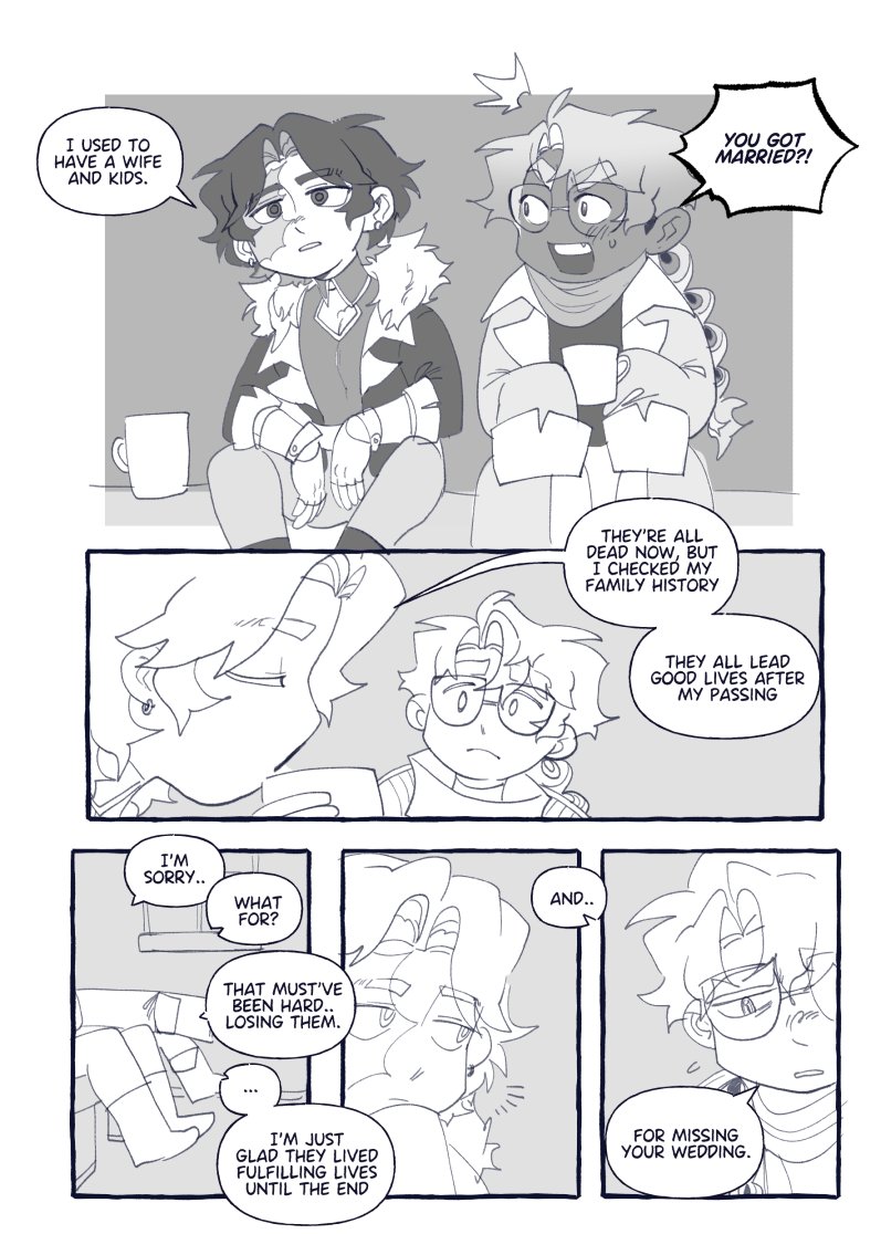 [OC] you know when you died and lost years and years of your best friend's life? including his wedding and death. #OC 