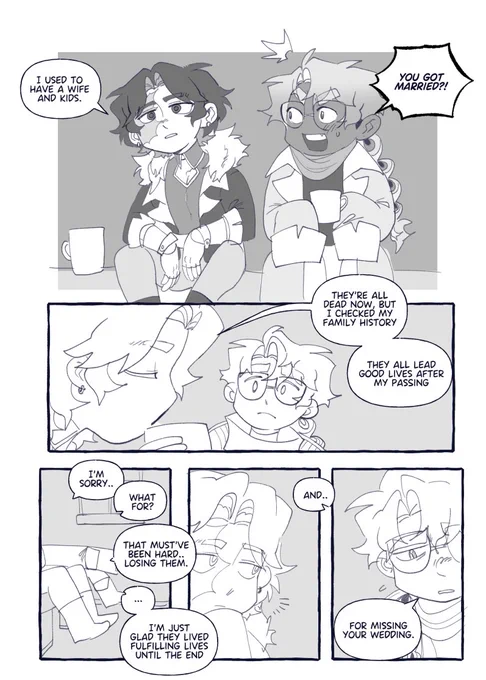 [OC] you know when you died and lost years and years of your best friend's life? including his wedding and death. #OC 