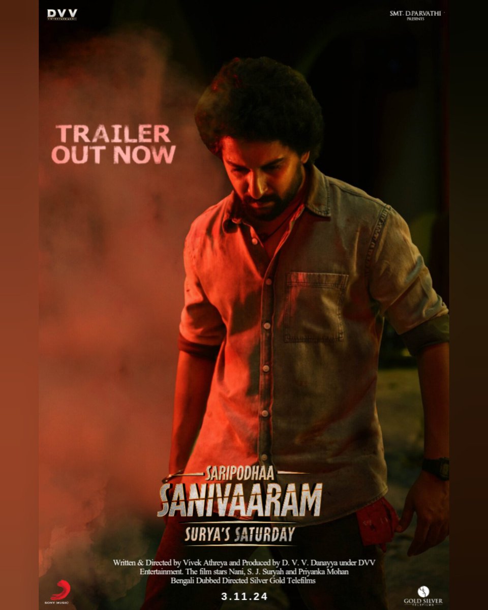 ItsDelowar's tweet photo. #SaripodhaaSanivaaram Bengali Dubbed Official Trailer Out Now !

#Nani #SJSuryah #PriyankaArulMohan  #SaripodhaaSanivaaramTrailer #BanglaDubbed #SuryaSaturday #Delowar20 #Rdssstudioflims #Nanimovie #BengaliTrailer https://t.co/xWCJ5otcot