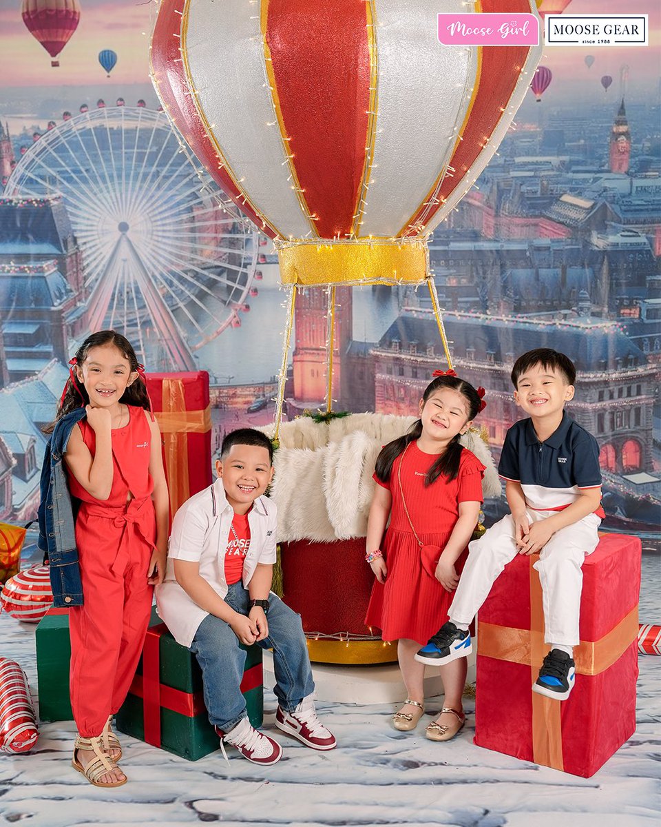 OfficialKpex's tweet image. Wrap up in the warmth and magic of the season with Moose Gear and Moose Girl! 🧣✨

#MooseGear #MooseGearPH #MooseGearKids #ItsShowtime #Argus #Kulot #Kelsey #Jaze