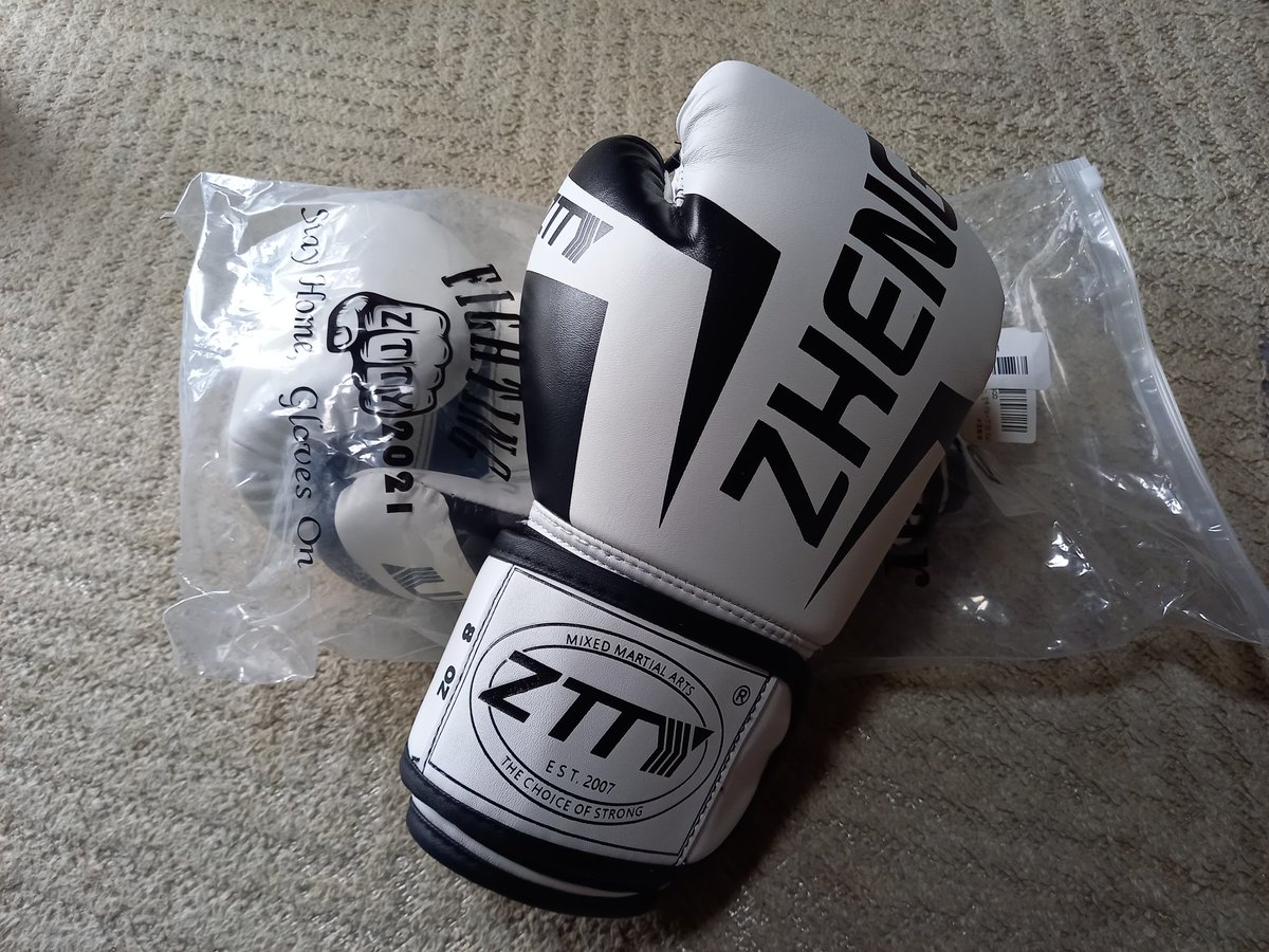 新しいグローブが届いた🥊(８オンス)