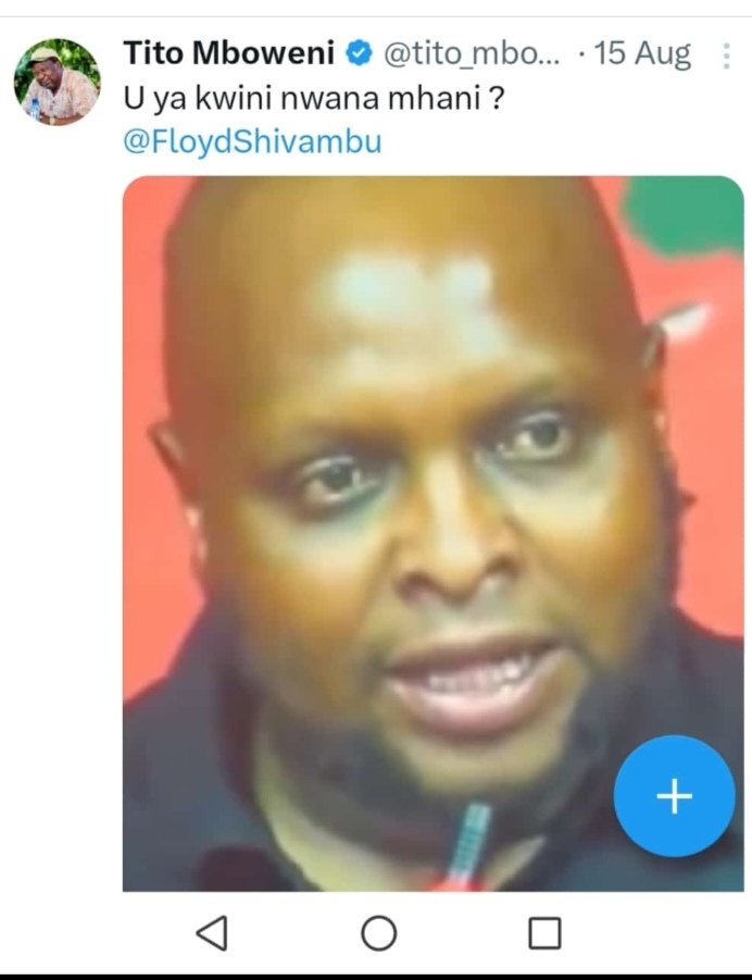 maphurigwevani1's tweet photo. Let's remember this wise advice in two years time from now.. #RIPTitomboweni.. https://t.co/fyl6jairTn