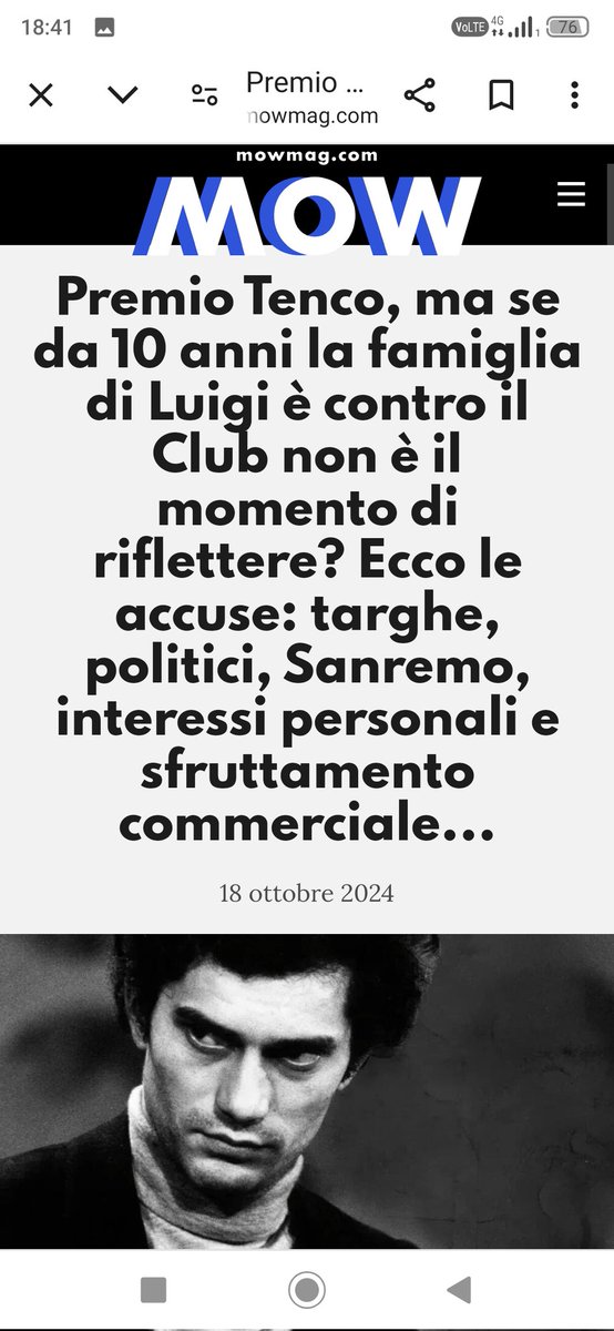 LuigiTencoOffic's tweet photo. Le assegnazioni delle targhe e dei premi, la politica, il sistema Sanremo, gli interessi personali e lo sfruttamento commerciale del nome di Luigi Tenco sono alcuni degli aspetti poco nobili contestati dalla famiglia Tenco. https://t.co/qMaQA39Uhl