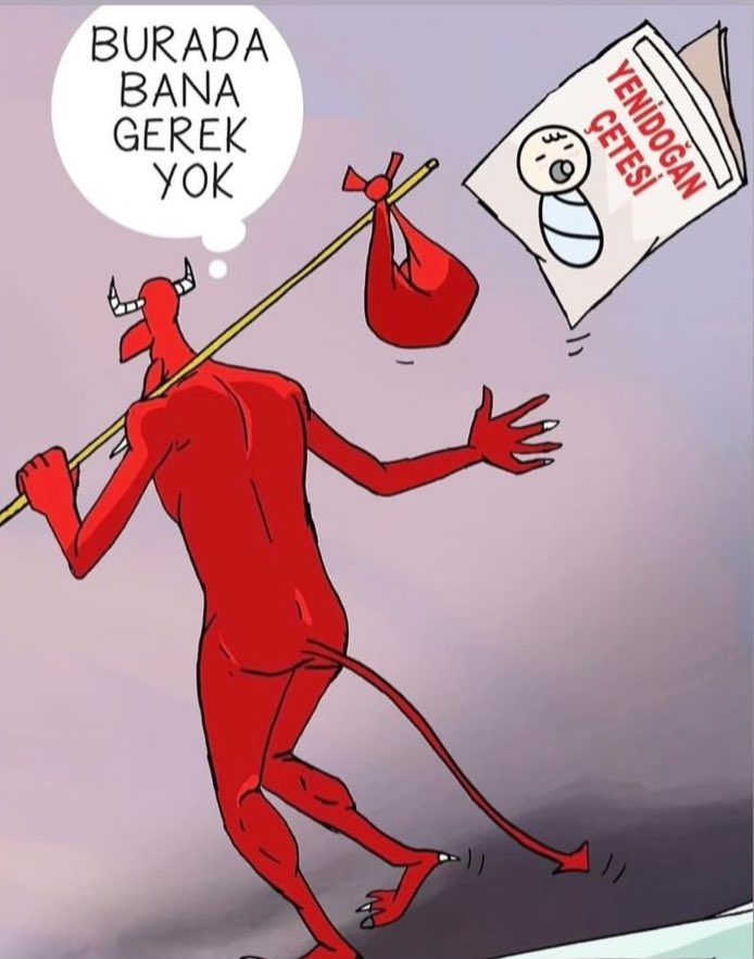 Bebek öldürmek şeytanın bile aklına gelmemiş. Şeytan ne yapsın oda böyle orosp çocukluğu görmemiş. 😖