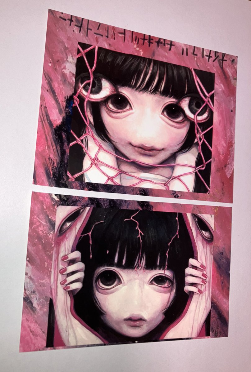 aiko_Xheart's tweet image. 歪み少女達のステッカー2枚セット販売中です❕
背景もクレヨン画で愛娘っぽさのあるグッズになっております❕❕

aikoheart.booth.pm