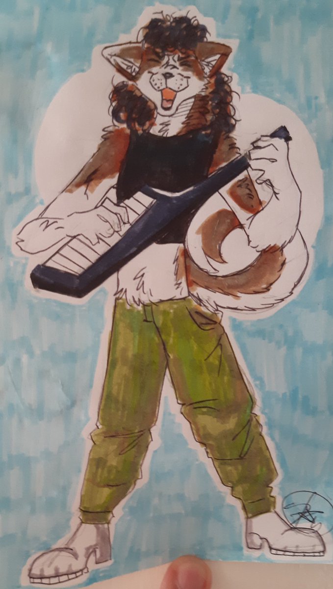 And THIS is how Barko was born 
3rd drawing by @ StanleyPolecat on instagram