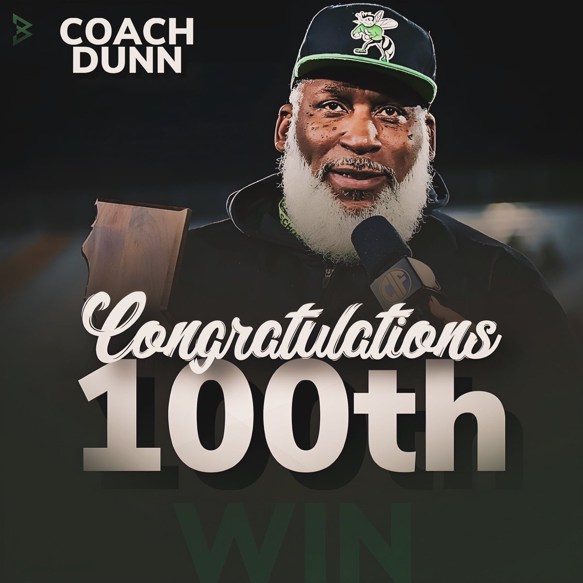 lincolnhighsd's tweet photo. Coach Dunn is the gold standard. The Hive is so lucky to have him at the helm and we couldn’t be more proud! https://t.co/1wZLbiZpkp