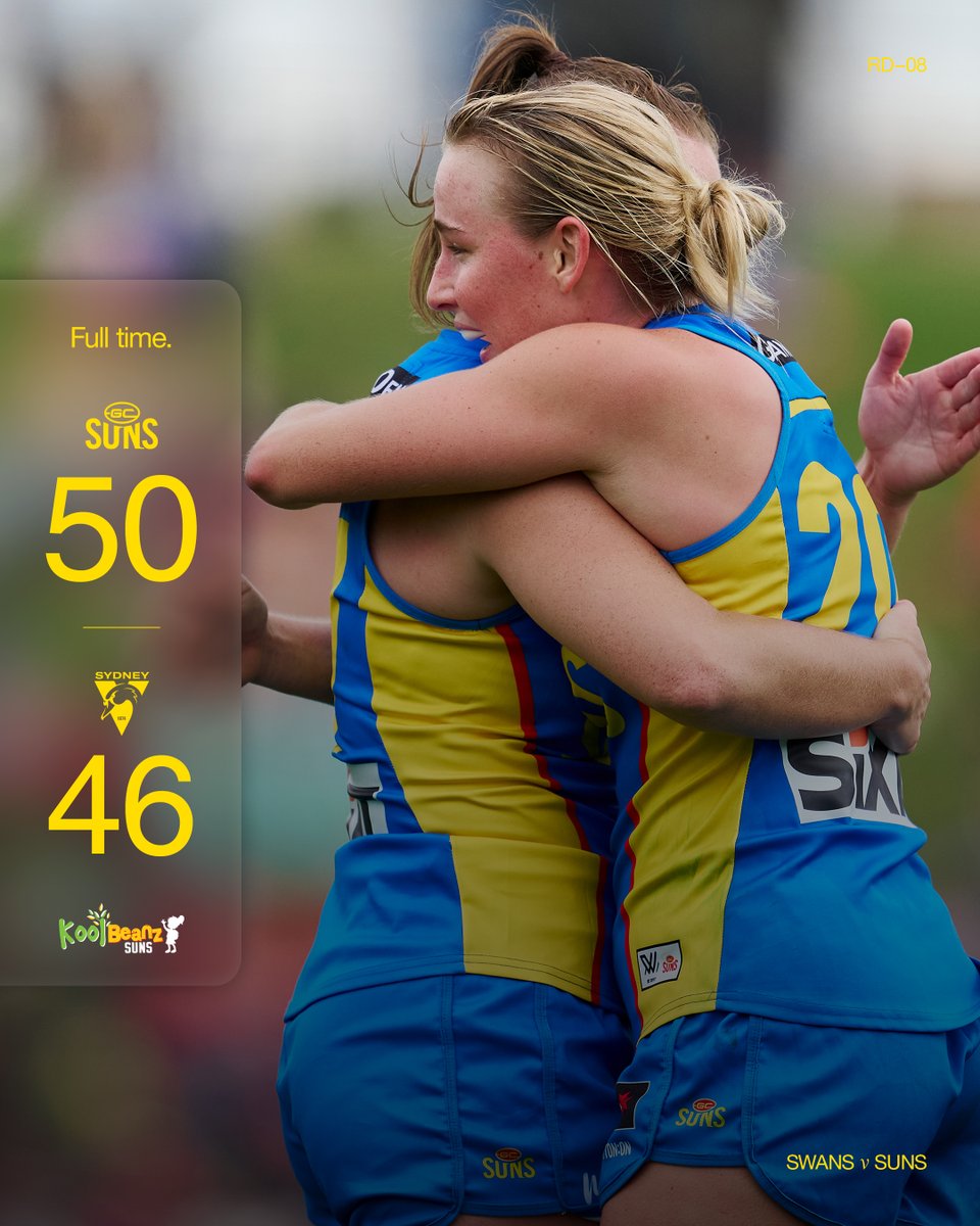 WHAT. A. FINISH!

#AFLWSwansSUNS