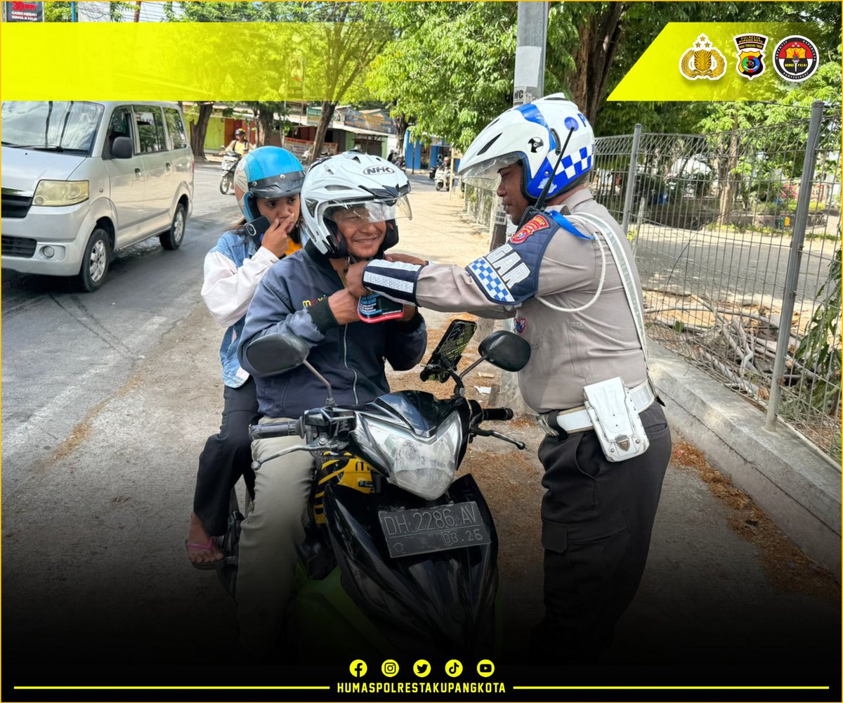 TribratanewsKu1's tweet photo. Operasi Zebra Turangga, Satlantas Polresta Kupang Kota Tertibkan Pengendara di Tofa.
Selengkapnya pada link berikut:
https://t.co/jKOMb1VyUj
#divisihumaspolri
#korlantaspolri
#poldantt
#polrestakupangkota
#betapolresta
#opszebra https://t.co/SCynJdpPRS