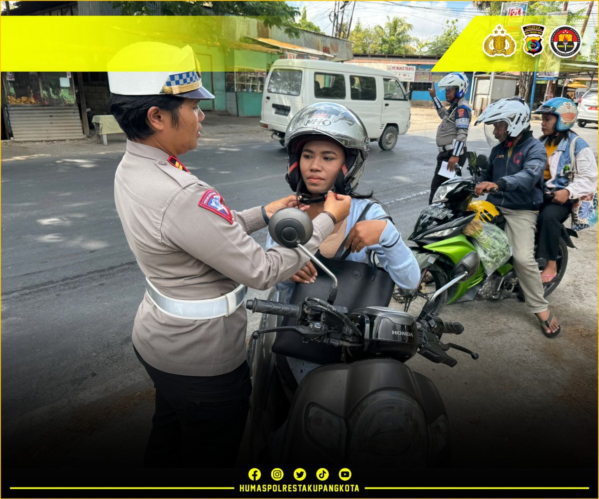 TribratanewsKu1's tweet photo. Operasi Zebra Turangga, Satlantas Polresta Kupang Kota Tertibkan Pengendara di Tofa.
Selengkapnya pada link berikut:
https://t.co/jKOMb1VyUj
#divisihumaspolri
#korlantaspolri
#poldantt
#polrestakupangkota
#betapolresta
#opszebra https://t.co/SCynJdpPRS