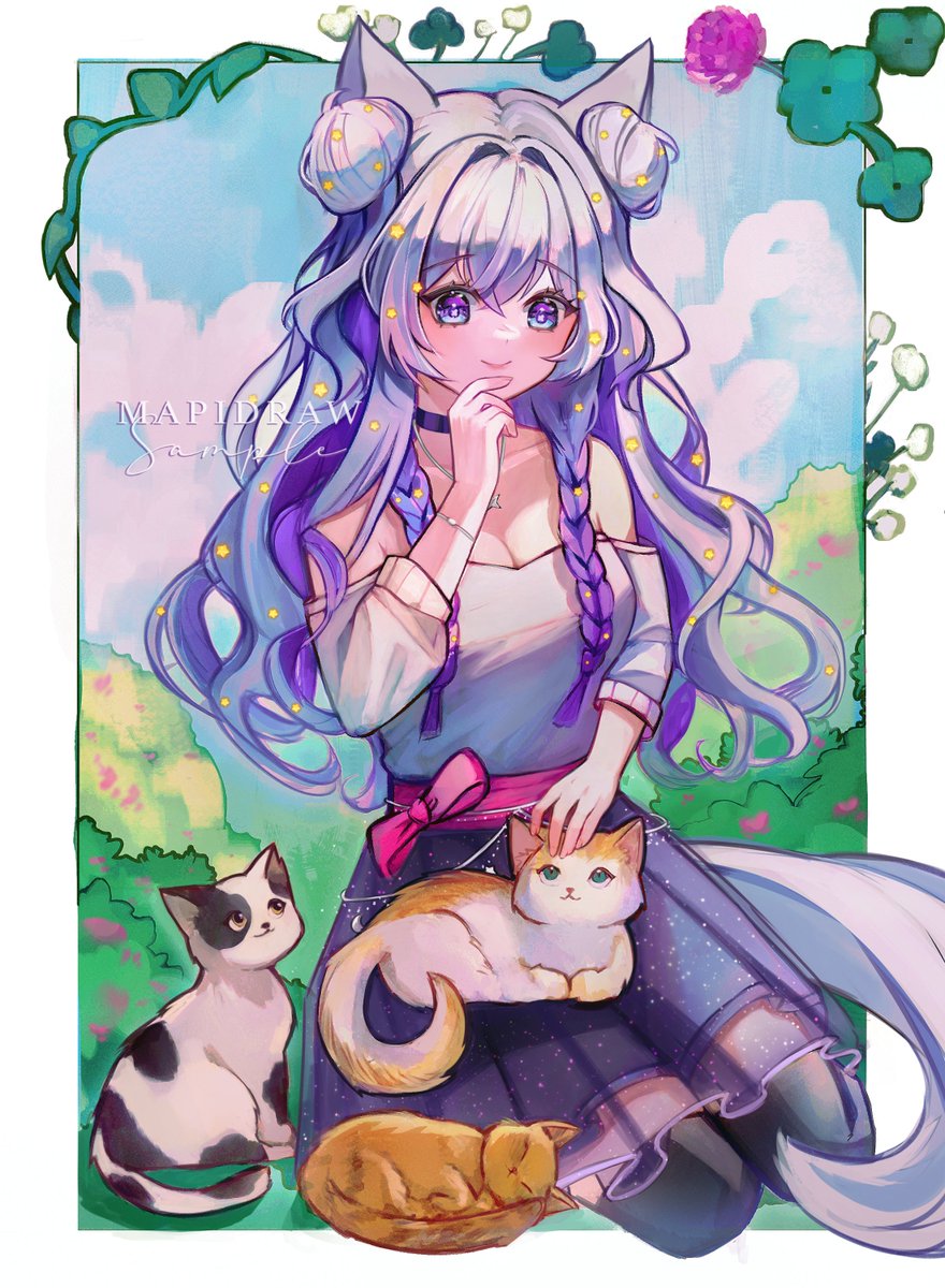 _SilverCrystal_'s tweet photo. https://t.co/zmF7zbX35W livee and look at this super cute art by @/mapidraw
#SilverCrystArt https://t.co/DScGeg58xC