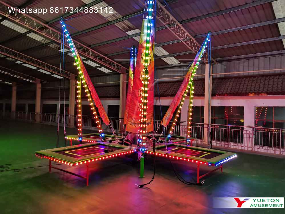 yuetonkaty's tweet photo. 4 seats Bungee Jumping with RGB lights and music, IN STOCK !!!  BEST PRICE !!!  Manufacturer direct sale
For more details, please contact my whatsApp  → https://t.co/tTOk5NUThn
#bungee #BungeeFun #bungeefly #bungeejump #bungeejumping #bungeetraining #bungeetrampoline #trampoline https://t.co/kZlPFD2bVM