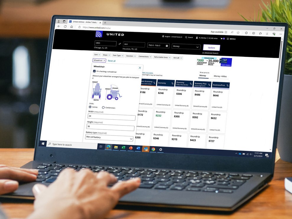 United Airlines : bien voyager avec un fauteuil roulant grâce à un outil de dimensionnement numérique dlvr.it/TFVhL6