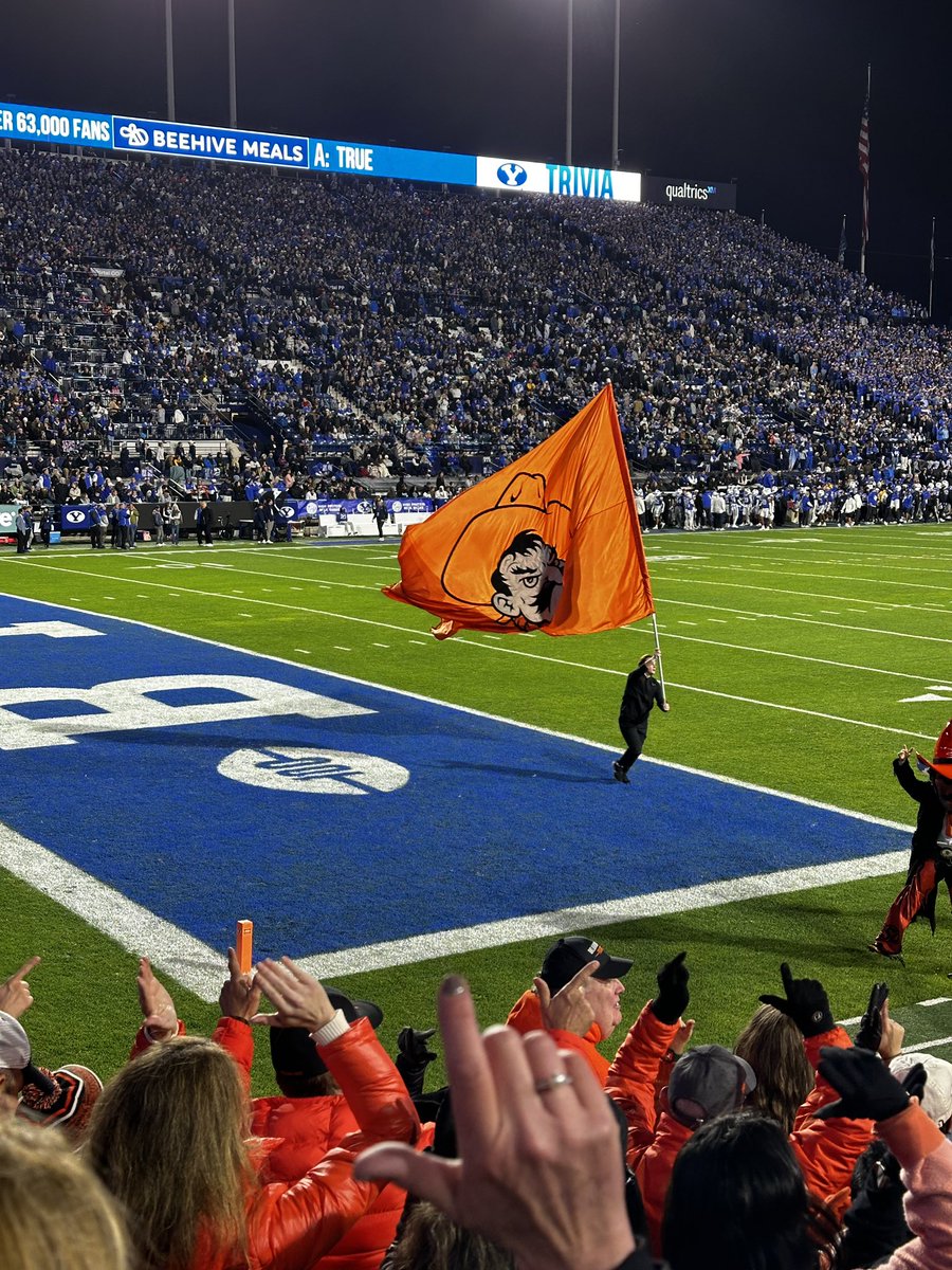 We are privileged to be associated with this university. Good luck the rest of the way, BYU.