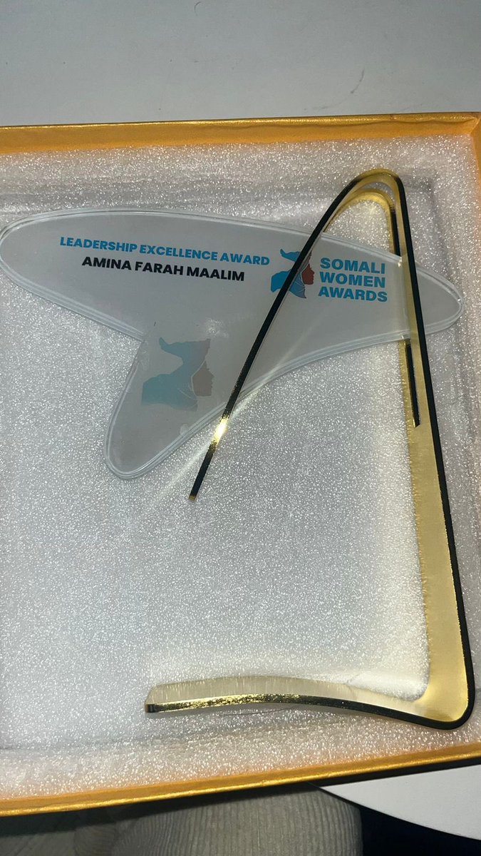 daddoon1's tweet photo. Congratulations to @xubbifarah, Head of Gender Affairs at the @igadsecretariat, on receiving the Leadership Excellence Award! A well-deserved recognition for your remarkable contributions to gender equality and empowerment. https://t.co/nLs8vSuoKA