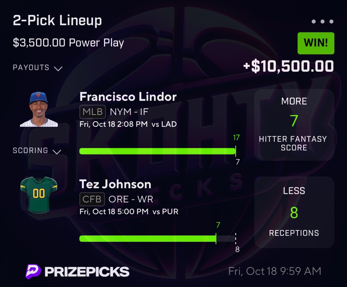 SkohtyDFS's tweet photo. BLE$$ING a FOLLOWER that LIKES this tweet❤️‍🔥

VIP👑 CASH 4 MORE NUKES😱☢️😈

$140K IN WINNINGS AT 11PM✅🔥🔔

JOIN MY PREMIUM👇
https://t.co/8oifFQ6Get

#PrizePicks #GamblingX https://t.co/t1HnvpdxB2