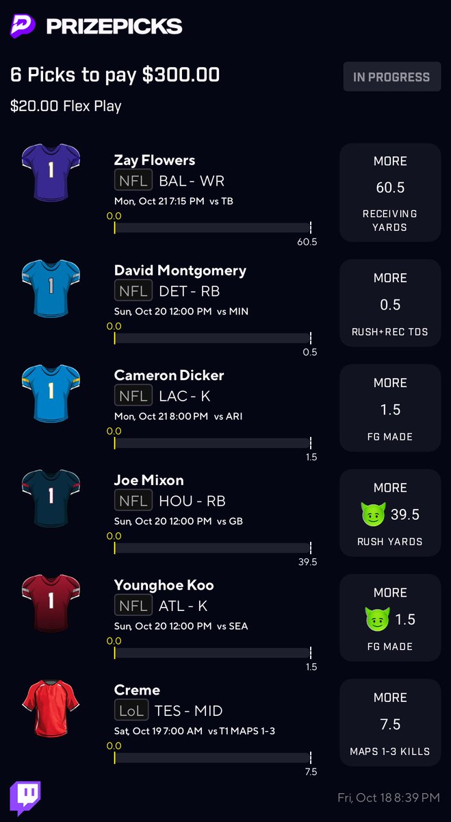 ndotdiab's tweet photo. prize picks LOL discount 👾🎮

like = taking 🍀 https://t.co/SiNEfrzbjD