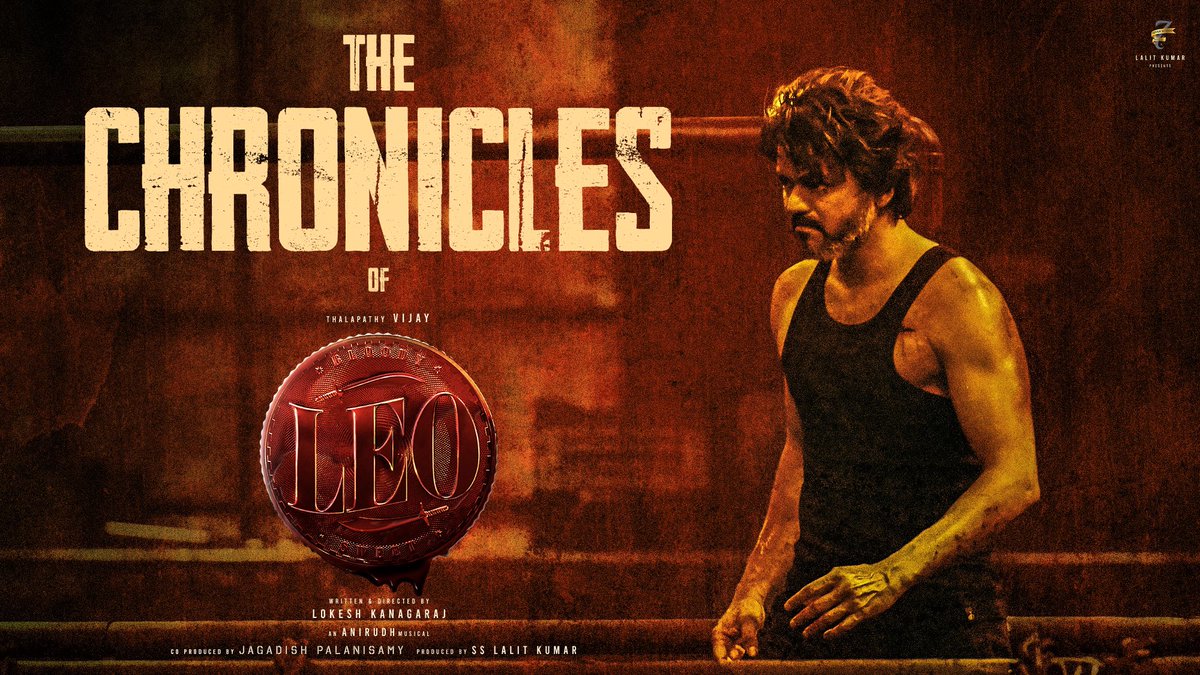 Seven Screen Studio (@7screenstudio) on Twitter photo Every roar holds an untold story.
Presenting you the #TheChroniclesOfLeo ▶️
youtu.be/U7tRMt8Q3Lk
#Thalapathy <a href="/actorvijay/">Vijay</a> sir <a href="/Dir_Lokesh/">Lokesh Kanagaraj</a> <a href="/trishtrashers/">Trish</a> <a href="/anirudhofficial/">Anirudh Ravichander</a> <a href="/duttsanjay/">Sanjay Dutt</a> <a href="/akarjunofficial/">Arjun</a> <a href="/Jagadishbliss/">Jagadish</a> <a href="/manojdft/">manoj paramahamsa</a> <a href="/philoedit/">Philomin Raj</a> <a href="/SonyMusicSouth/">Sony Music South India</a> <a href="/NetflixIndia/">Netflix India</a> <a href="/SunTV/">Sun TV</a> Every roar holds an untold story.
Presenting you the #TheChroniclesOfLeo ▶️
youtu.be/U7tRMt8Q3Lk
#Thalapathy <a href="/actorvijay/">Vijay</a> sir <a href="/Dir_Lokesh/">Lokesh Kanagaraj</a> <a href="/trishtrashers/">Trish</a> <a href="/anirudhofficial/">Anirudh Ravichander</a> <a href="/duttsanjay/">Sanjay Dutt</a> <a href="/akarjunofficial/">Arjun</a> <a href="/Jagadishbliss/">Jagadish</a> <a href="/manojdft/">manoj paramahamsa</a> <a href="/philoedit/">Philomin Raj</a> <a href="/SonyMusicSouth/">Sony Music South India</a> <a href="/NetflixIndia/">Netflix India</a> <a href="/SunTV/">Sun TV</a>
