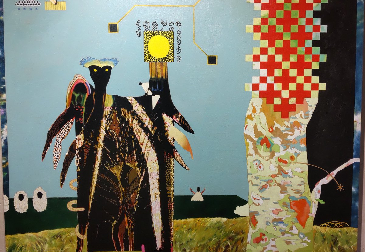 TO OVで奥山帆夏×野口清村共作展
「待ち合わせの目印」、無茶苦茶楽しい共作だった！1、2枚目はそれぞれの作品なのだけど、共作になるとこうなる！（3、4枚目）みたいな。最高〜