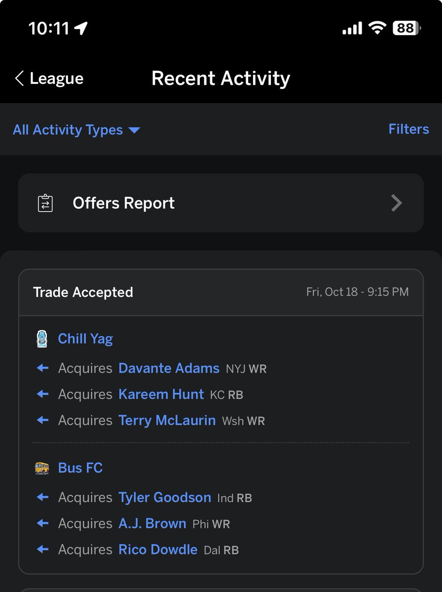 LfantasyBf's tweet photo. TRADE SEASON. 

🚨🚨Blockbuster Deal🚨🚨

Who won? https://t.co/TA6fKuTH11